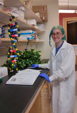 Preisser is currently a junior at UT-Dallas and spends much of her free time doing labwork.